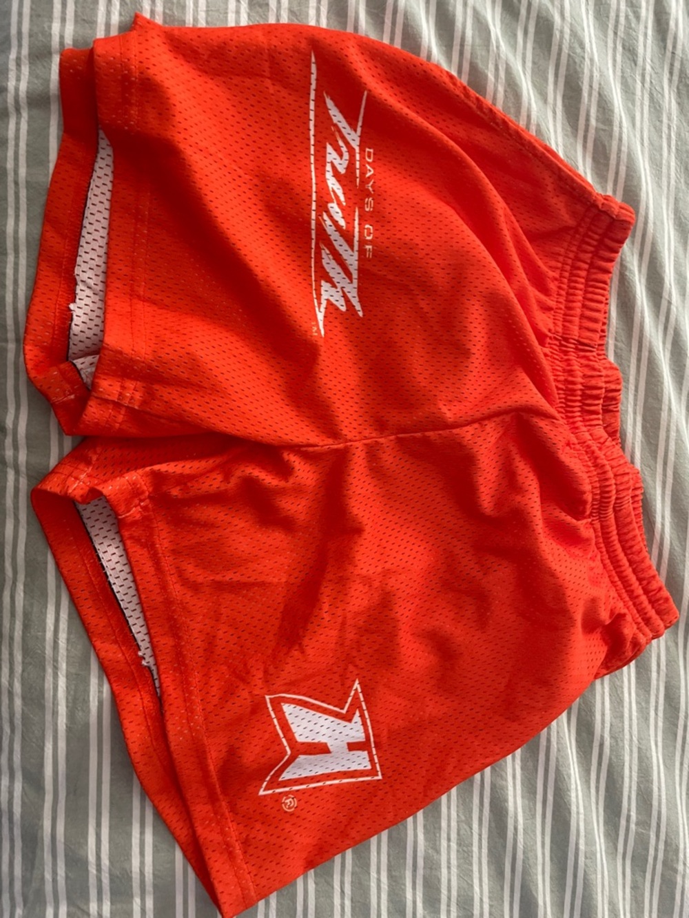 Men's Athletic Shorts in Bright Orange